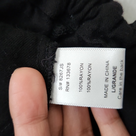 Love Tree Black Hooded Light Jacket size Large - Picture 10 of 10